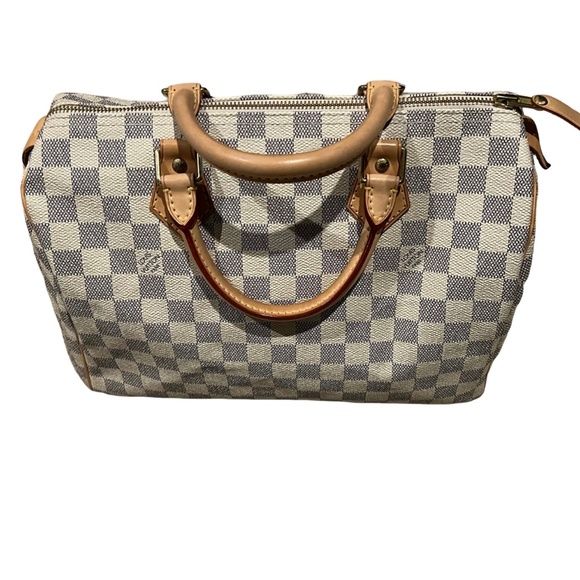 Louis Vuitton Damier Azur Speedy 30 - Picture 1 of 11